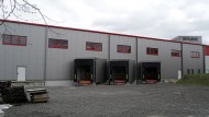 Neubau einer Logistikhalle mit Überdachung Verladehof in Ortrand - HGB Hallen- und Gewerbebau Dresden GmbH