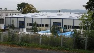 Neubau einer Produktionshalle in Heidenau - Dach ACR 37/30 und Wand Sandwich - HGB Hallen- und Gewerbebau Dresden GmbH