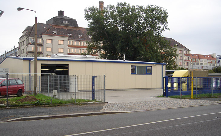Neubau einer Produktionshalle in Dresden - HGB Hallen- und Gewerbebau Dresden GmbH