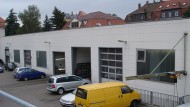 Neubau Autohaus in Dresden - Stahltragkonstruktion, Hebel-Fassadenplatten, Warmdach - HGB Hallen- und Gewerbebau Dresden GmbH